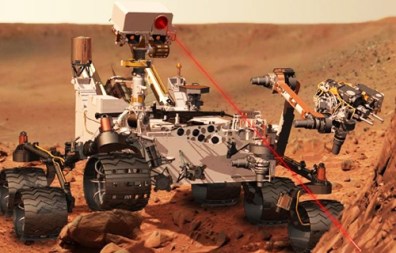 Curiosity-Laser-Beam