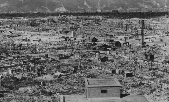 Hiroshima, after the blast