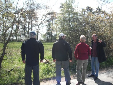 My folks and I listening to the Mayor (far right)