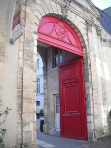 The gate of the Bayeux Tapestry musuem