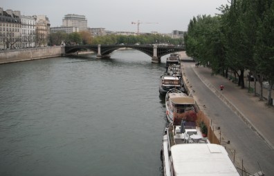 The Seine and the Pont de la Tournelle in the distance