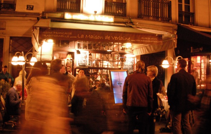 La Maison de Verlaine, where we ate Sunday night