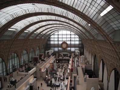 Musee Dorsay, top floor interior