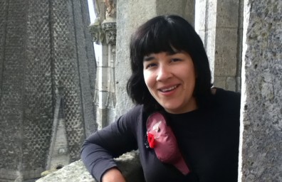 Carla at the top of the bell tower
