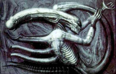 Original alien concept, entitled Necronomicon IV